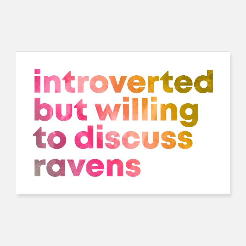 corbeau Poster 90 x 60 cm