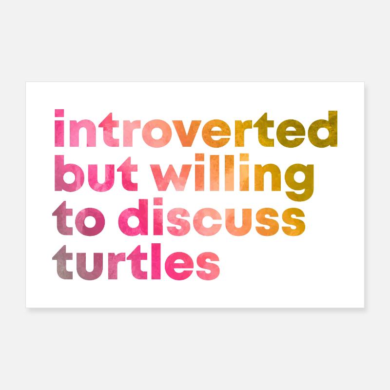 tortue Poster 90 x 60 cm