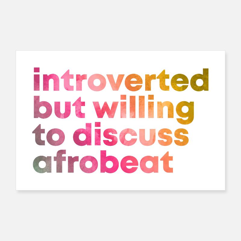 Afrobeat Poster 90x60 cm