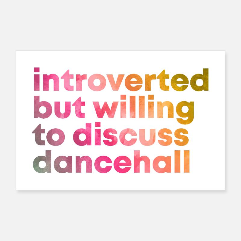 Dancehall Poster 36" x 24" (90x60 cm)