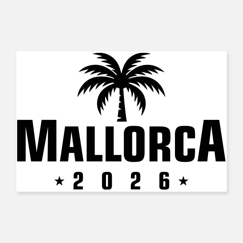 Mallorca 2026 Poster 90x60 cm
