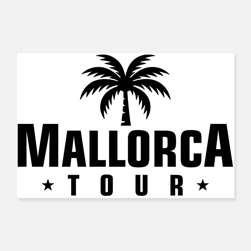 Mallorca Tour Poster 90x60 cm