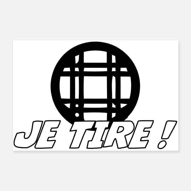 Pétanque Poster 36" x 24" (90x60 cm)