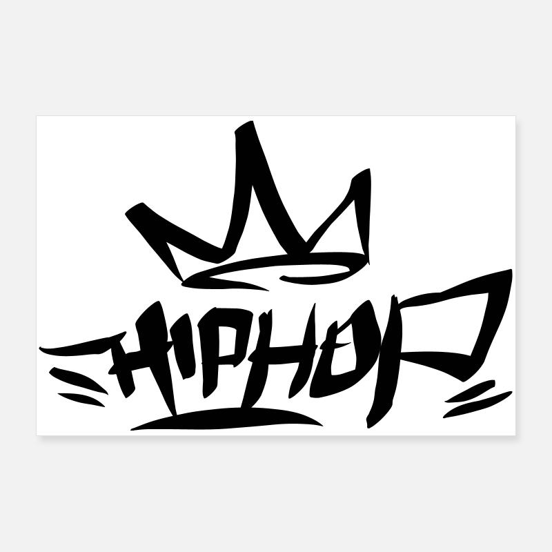 Graffiti Tag HipHop King 01 1C Poster 90 x 60 cm