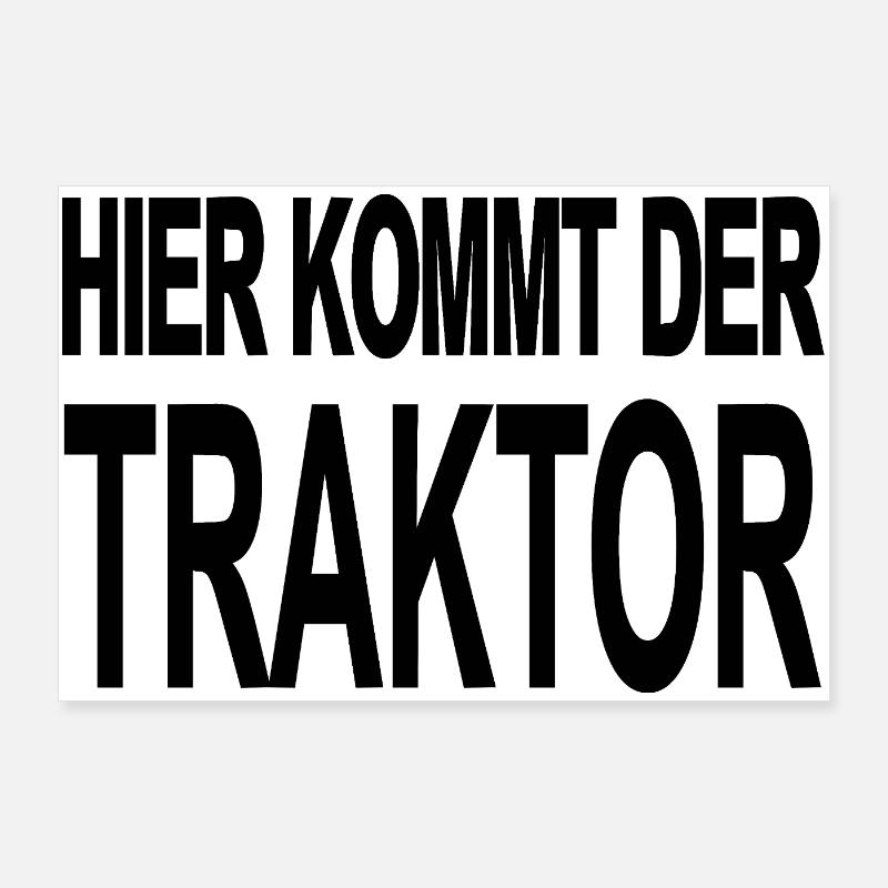 Tractor Poster 36" x 24" (90x60 cm)