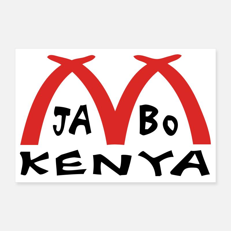 Kenyan Poster 90 x 60 cm