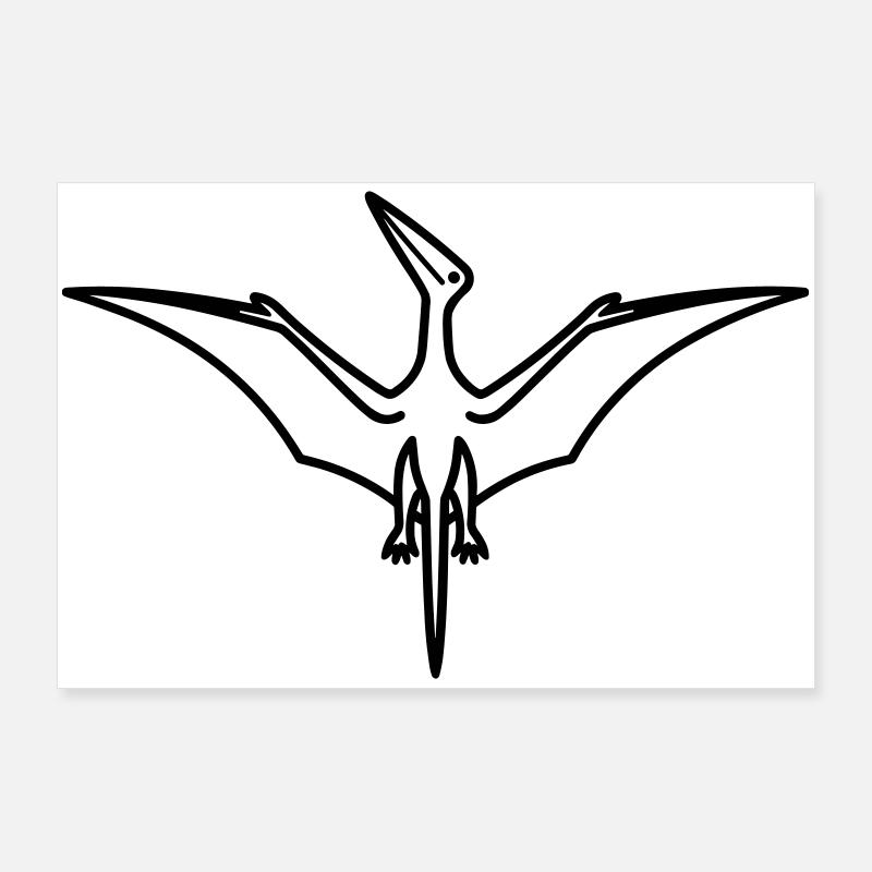 Pterodactyl Poster 36" x 24" (90x60 cm)