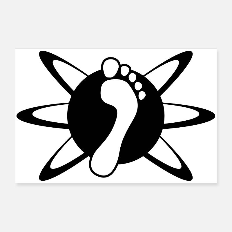 celebrate barefoot - barfuß feiern 2 Poster 90x60 cm