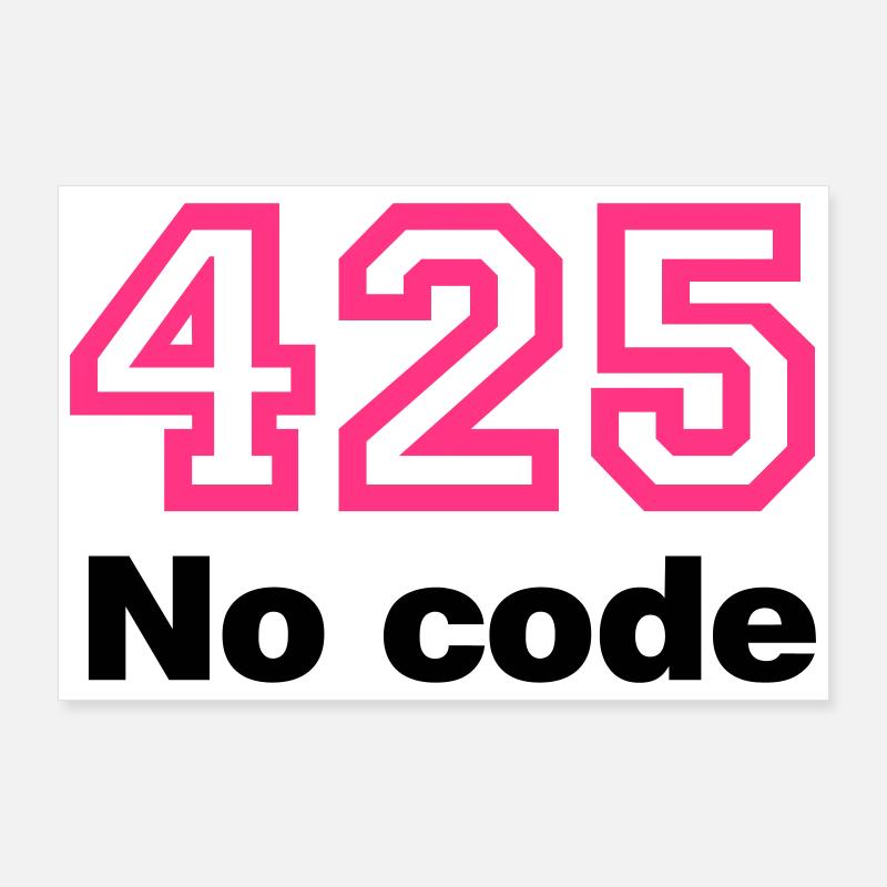Error 425 | Fehler | Errormessage Poster 90 x 60 cm