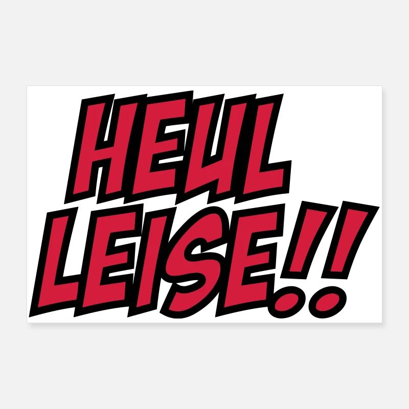 2541614 15941876 heulleise3 Poster 90x60 cm