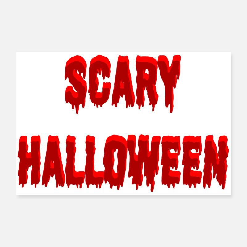 Sprüche, halloween Outfits, Bluttropfen Poster 90x60 cm