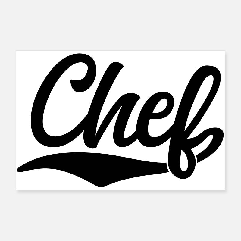 Chef Poster 90x60 cm