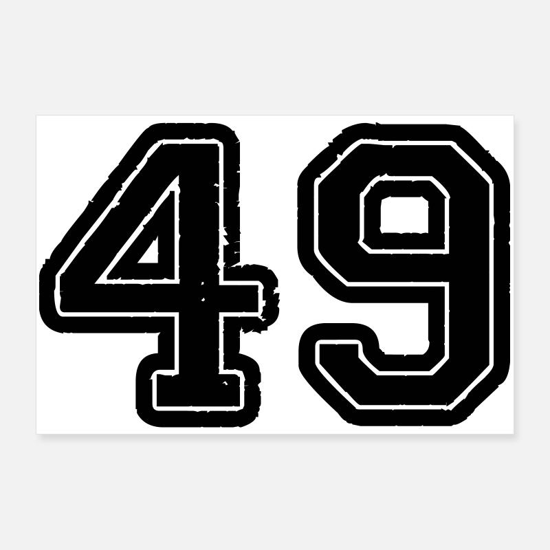 49 Poster 90x60 cm