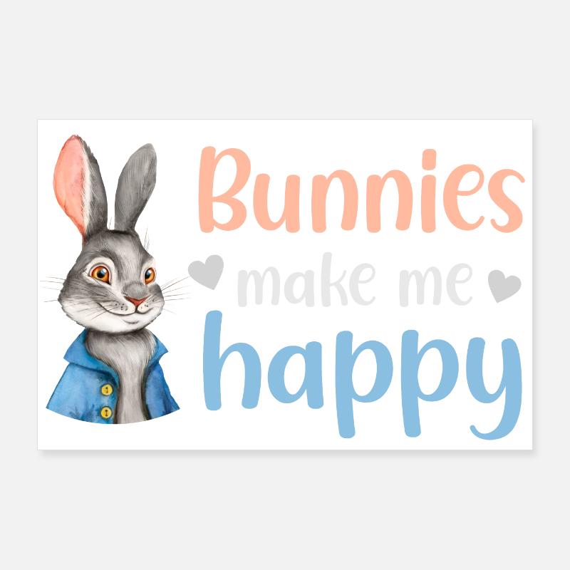 Rabbit Rabbit Poster 36" x 24" (90x60 cm)