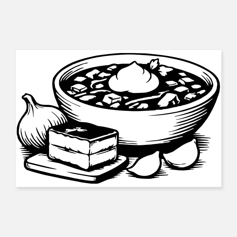 Borsch Poster 36" x 24" (90x60 cm)