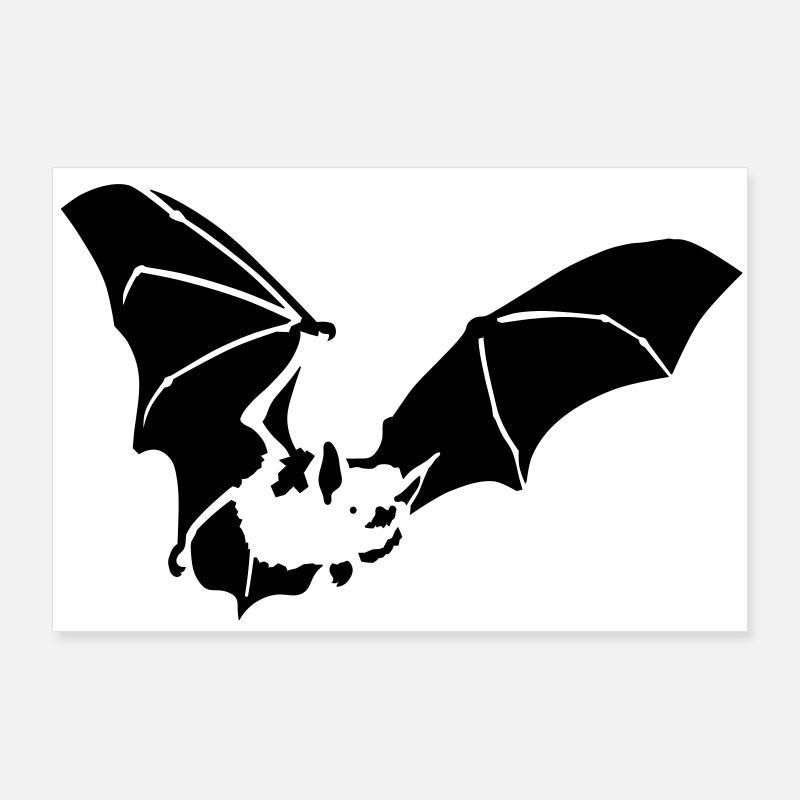 Fledermaus Poster 90x60 cm