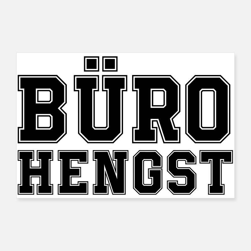 Bureau Hengst Poster 90 x 60 cm