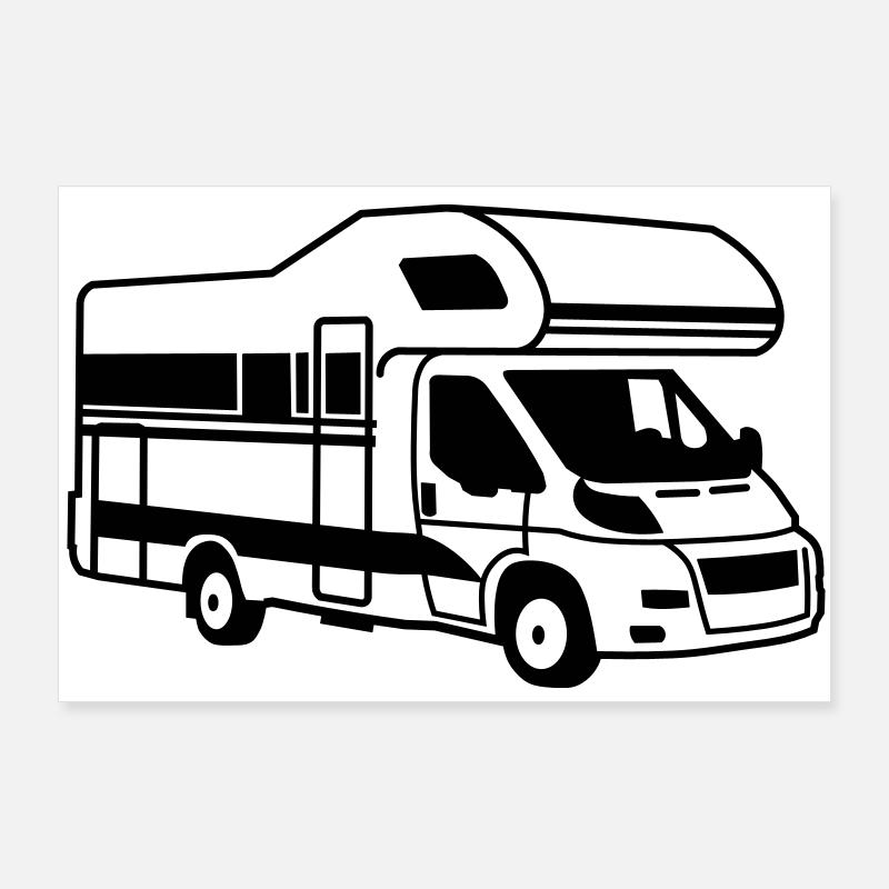 Wohnmobil Poster 90x60 cm