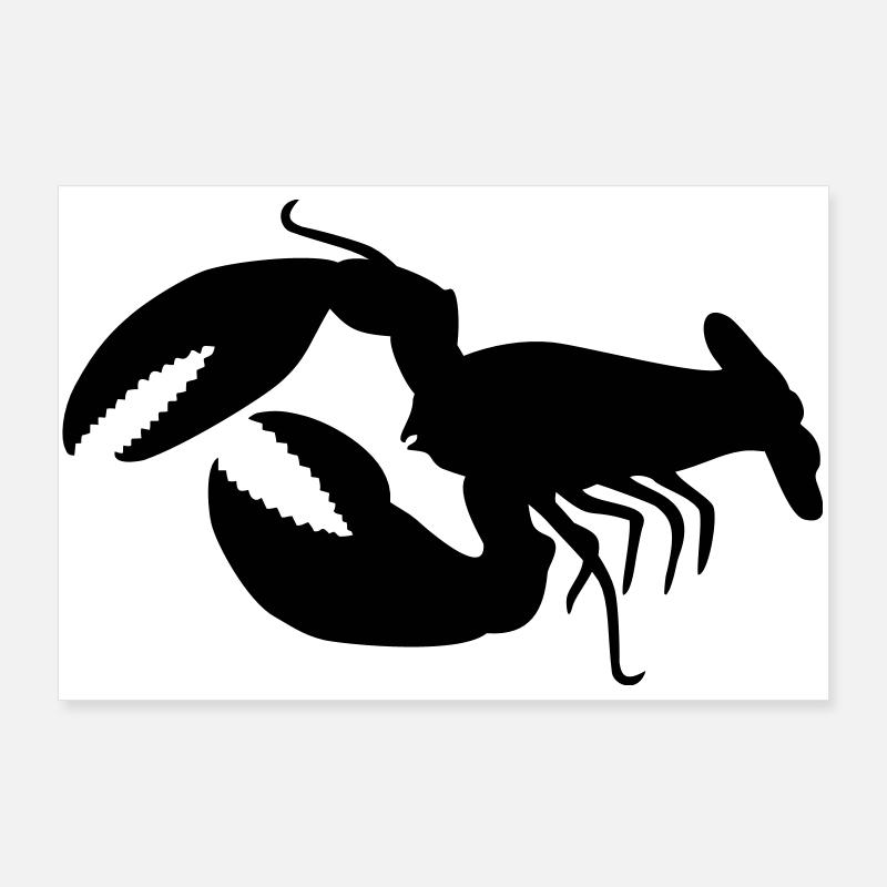 homard Poster 90 x 60 cm