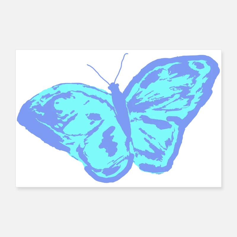 Papillon Poster 90 x 60 cm