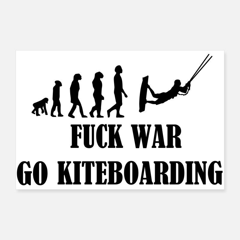 Kiteboard,Kiteboarder,Kiteboarding,Mer,Conseil Poster 90 x 60 cm