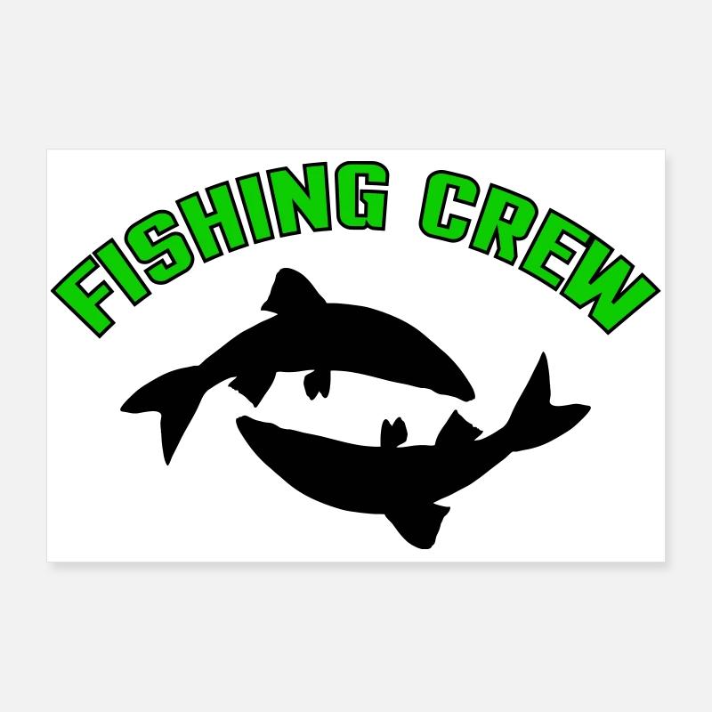 Fish Crew Poster 36" x 24" (90x60 cm)