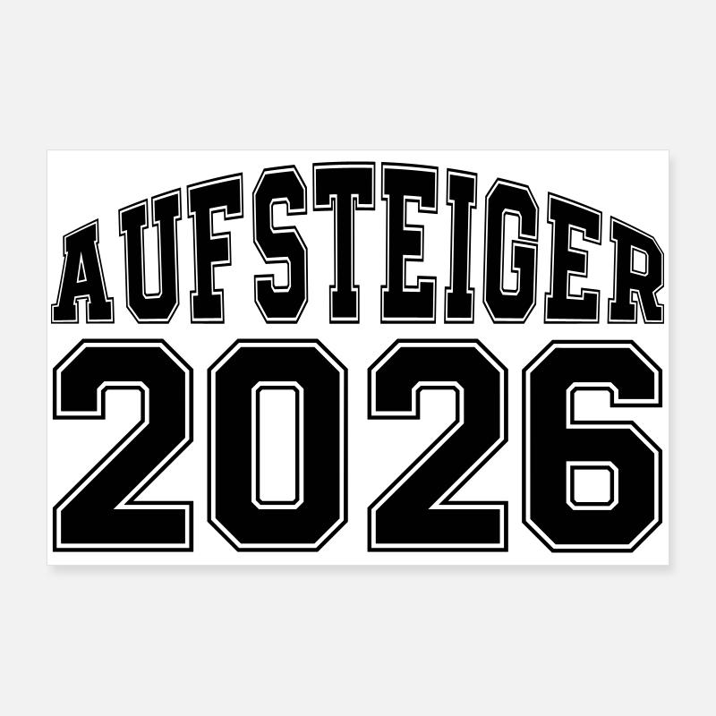 Aufsteiger 2026 Poster 90x60 cm