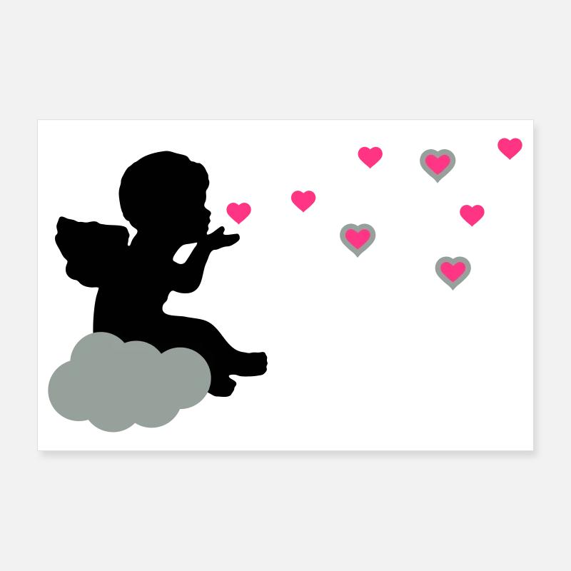 love angel Poster 36" x 24" (90x60 cm)