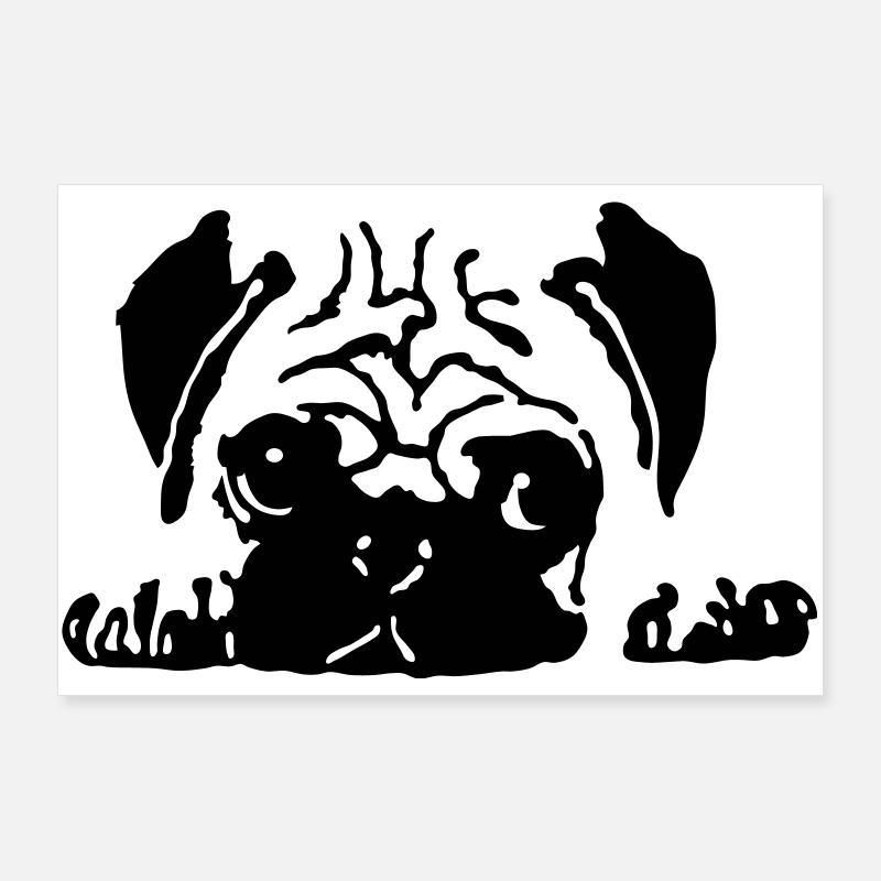 mops Poster 36" x 24" (90x60 cm)