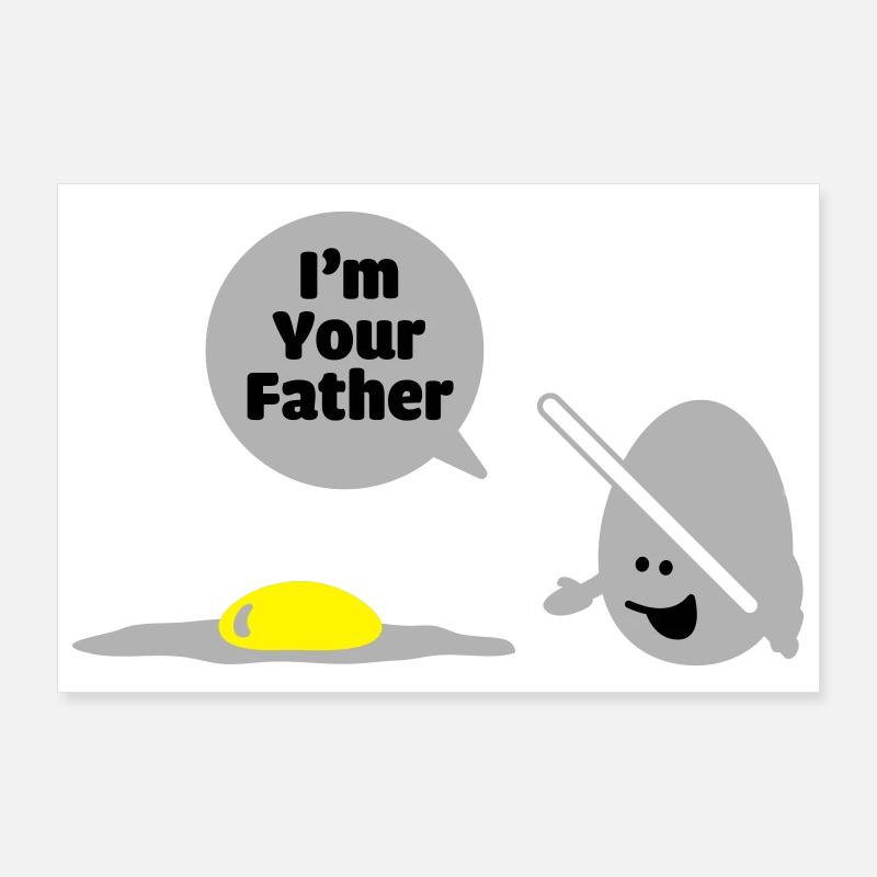 egg vader Poster 90x60 cm