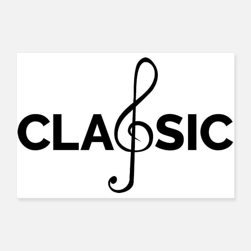 Classic Music Musicians Classical Instruments icon Poster 36" x 24" (90x60 cm)