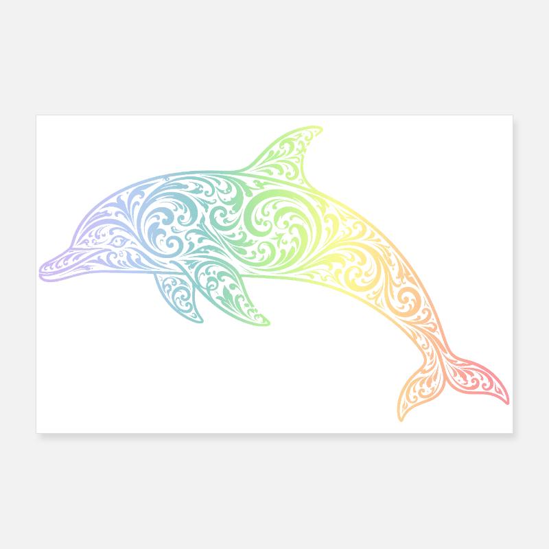 Delfin Poster 90x60 cm