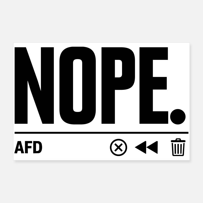 NON AfD Poster 90 x 60 cm