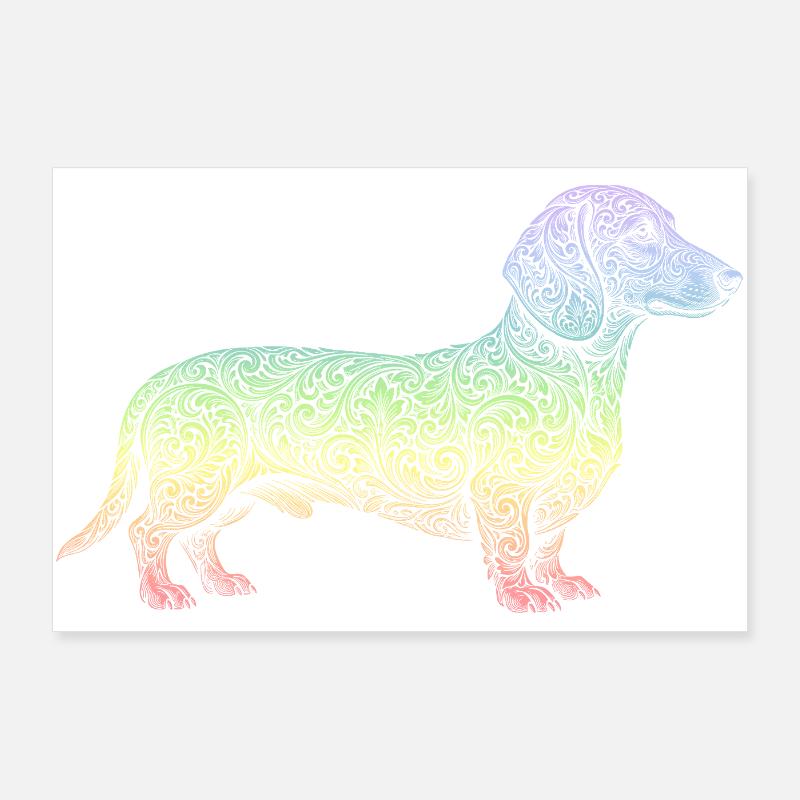 Dackel Poster 90x60 cm