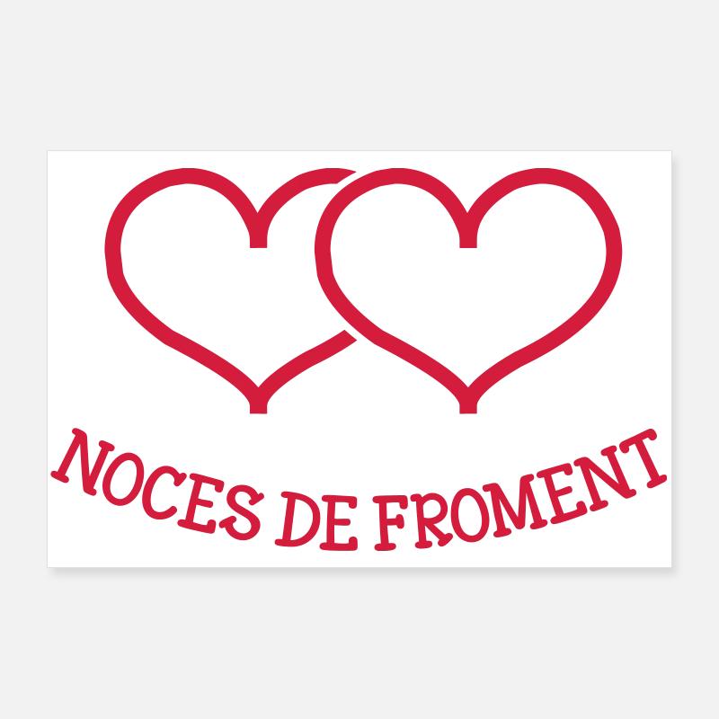 Noces de Froment Poster 90 x 60 cm