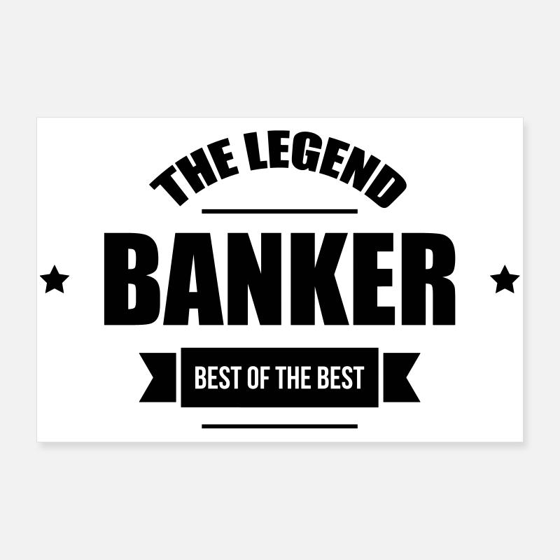 Banker Poster 90 x 60 cm