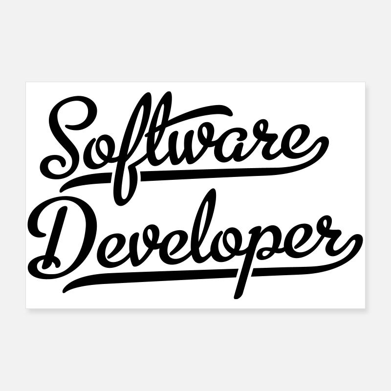 Software Developer Poster 90x60 cm