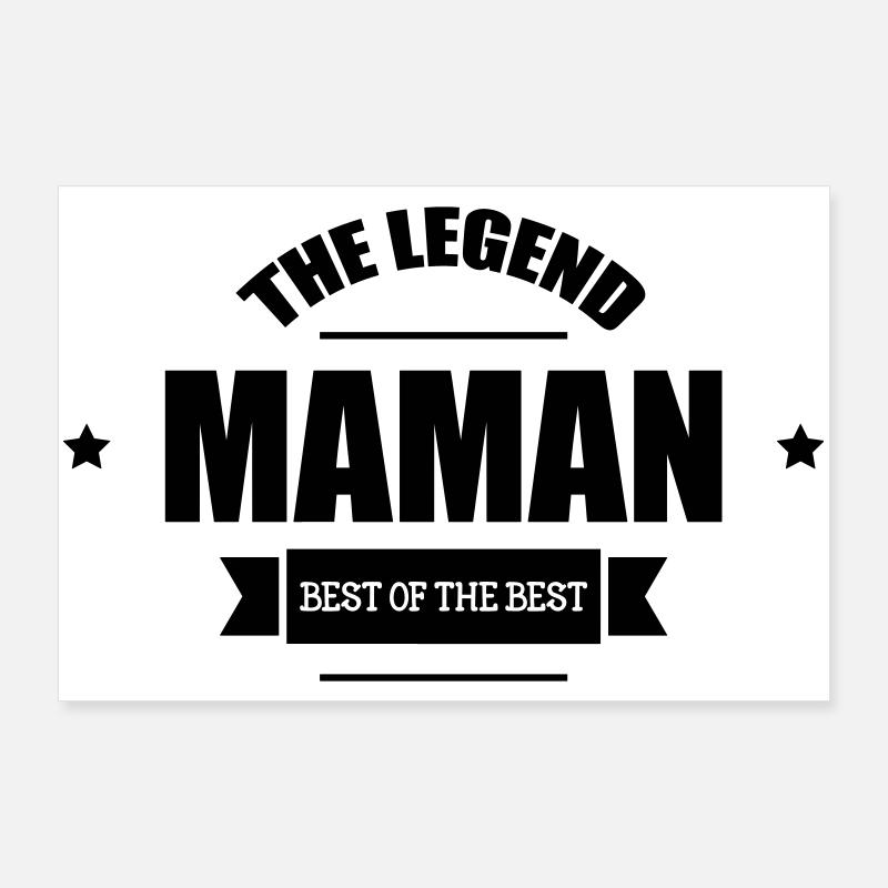 Mommy the Legend Poster 36" x 24" (90x60 cm)