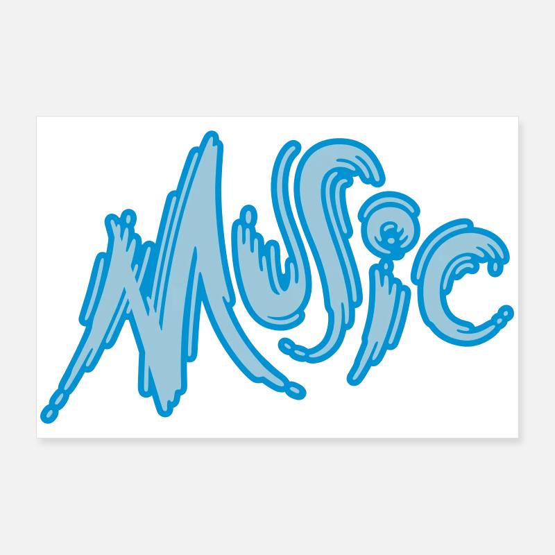 Music Poster 90x60 cm