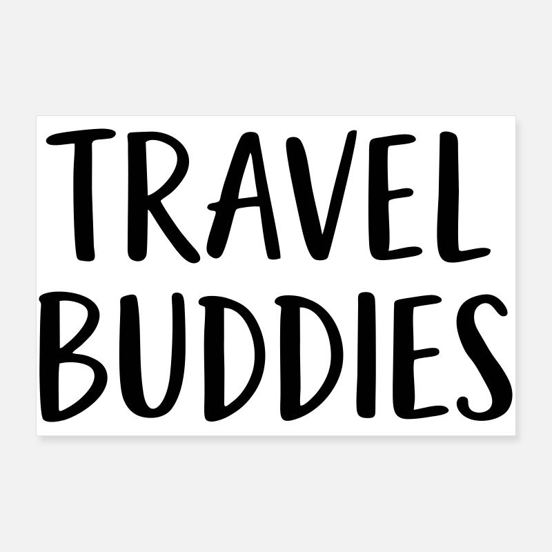 Compagnons de voyage Poster 90 x 60 cm