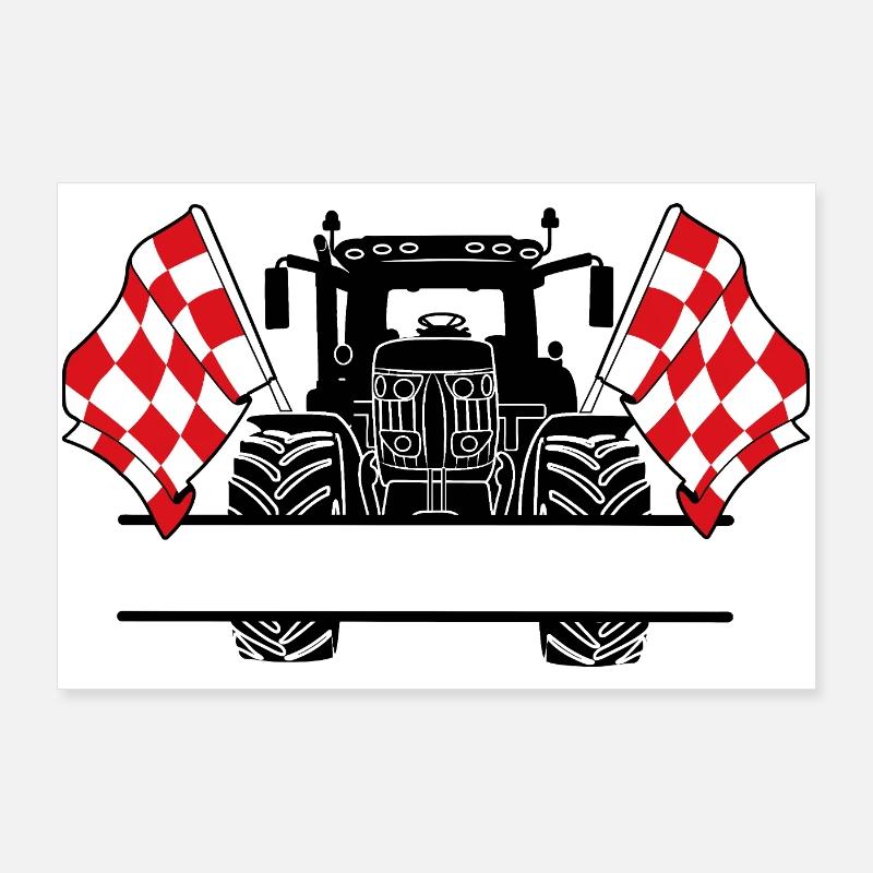 Brabant_Tractor_Custom_Edition Poster 90x60 cm