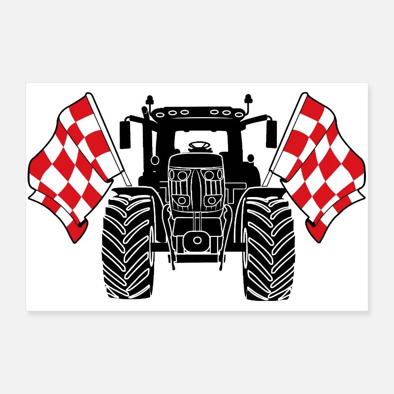 Brabant_Tractor_Pride Poster 36" x 24" (90x60 cm)
