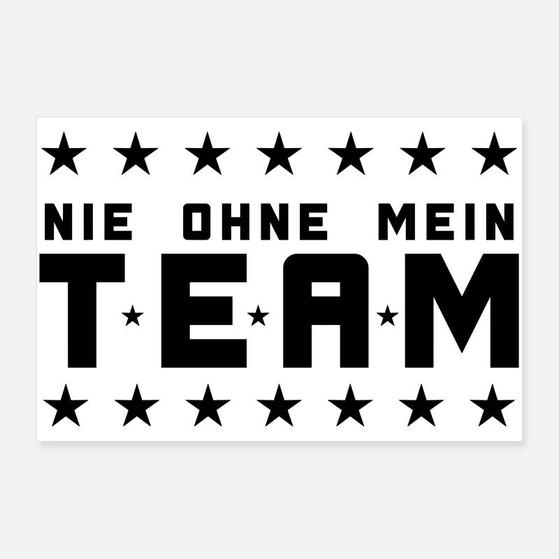 My Team Poster 36" x 24" (90x60 cm)