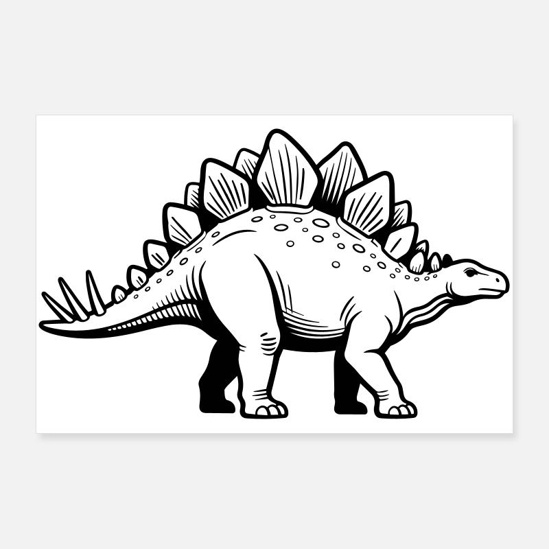Stegosaurus Poster 90x60 cm