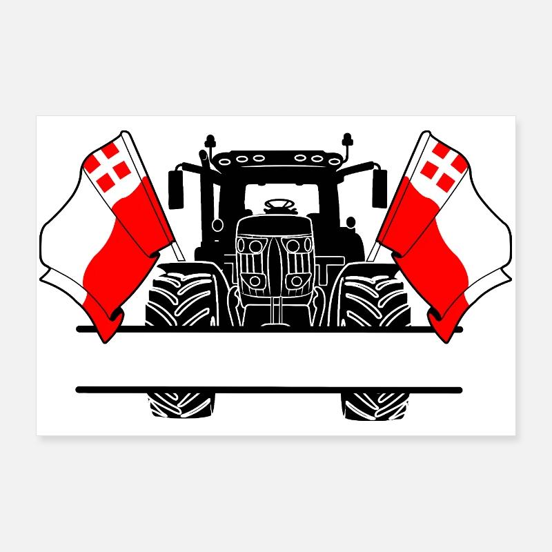 Utrecht_Tractor_Custom_Edition Poster 90x60 cm