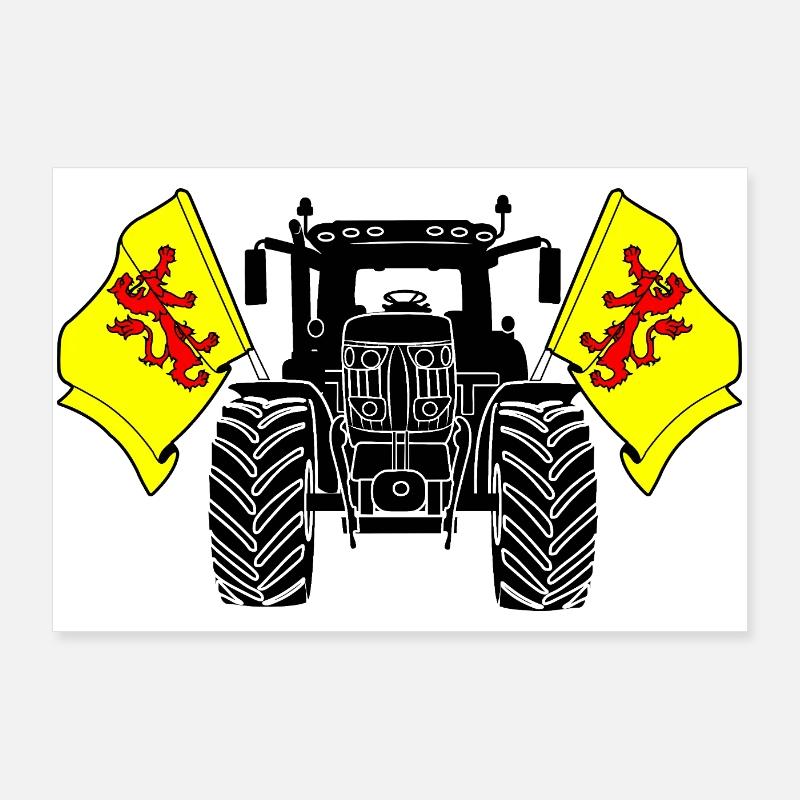 Sud Holland_Tractor_Pride Poster 90 x 60 cm