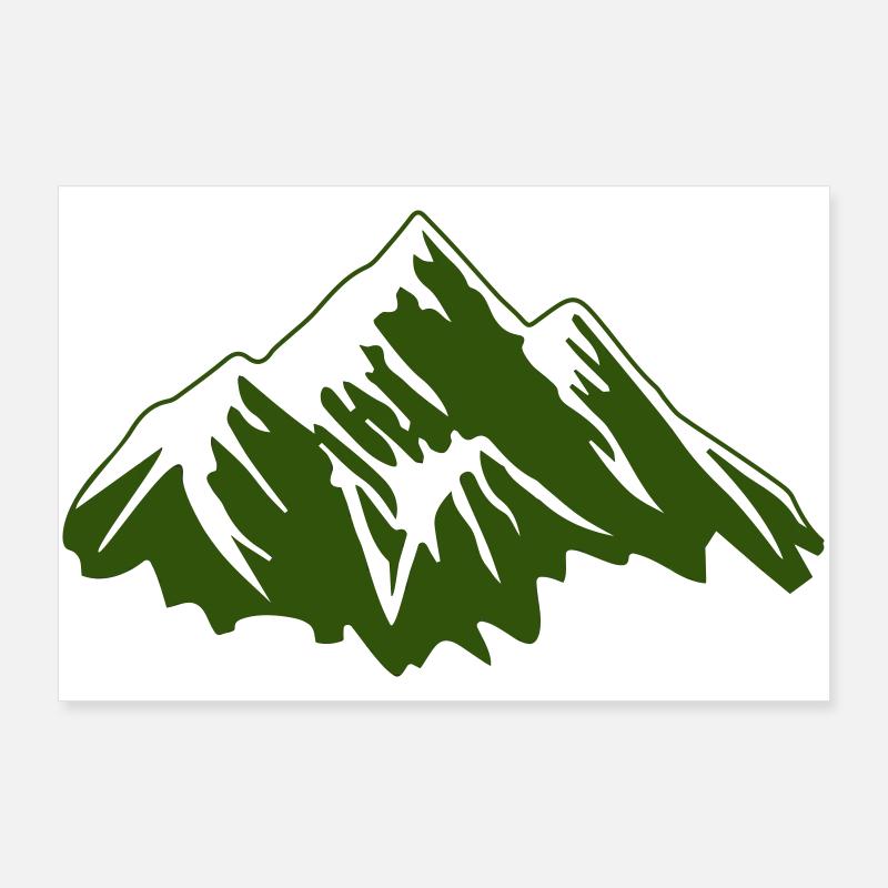 Mountains Poster 36" x 24" (90x60 cm)