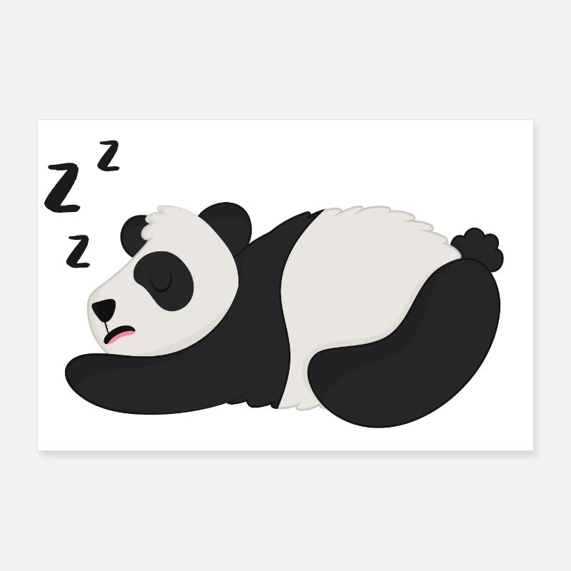 Panda Pandabär Poster 90 x 60 cm
