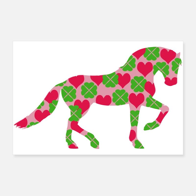 Horse luck Poster 36" x 24" (90x60 cm)