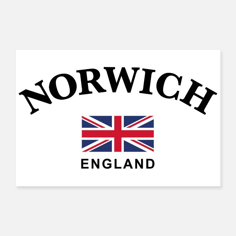 Norwich, Angleterre Poster 90 x 60 cm